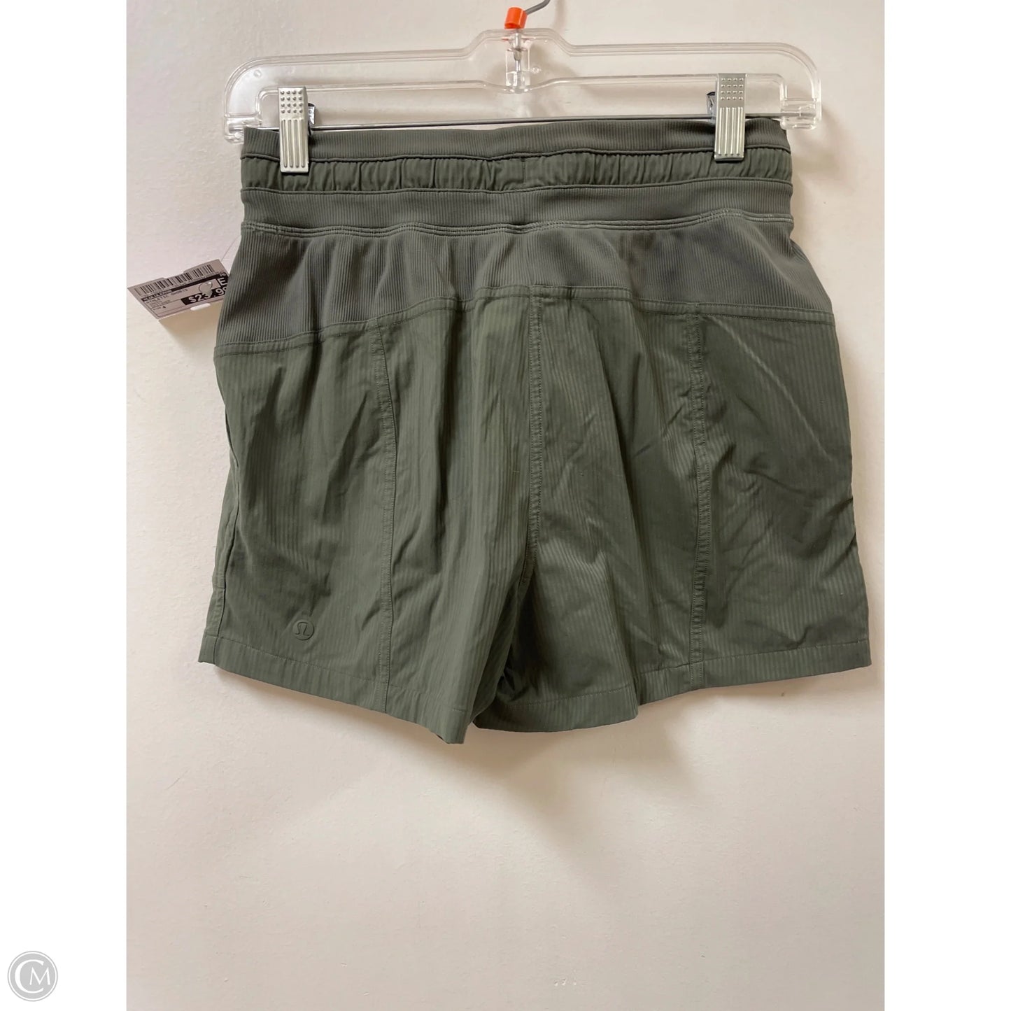 Athletic Shorts By Lululemon In Green, Size: 4