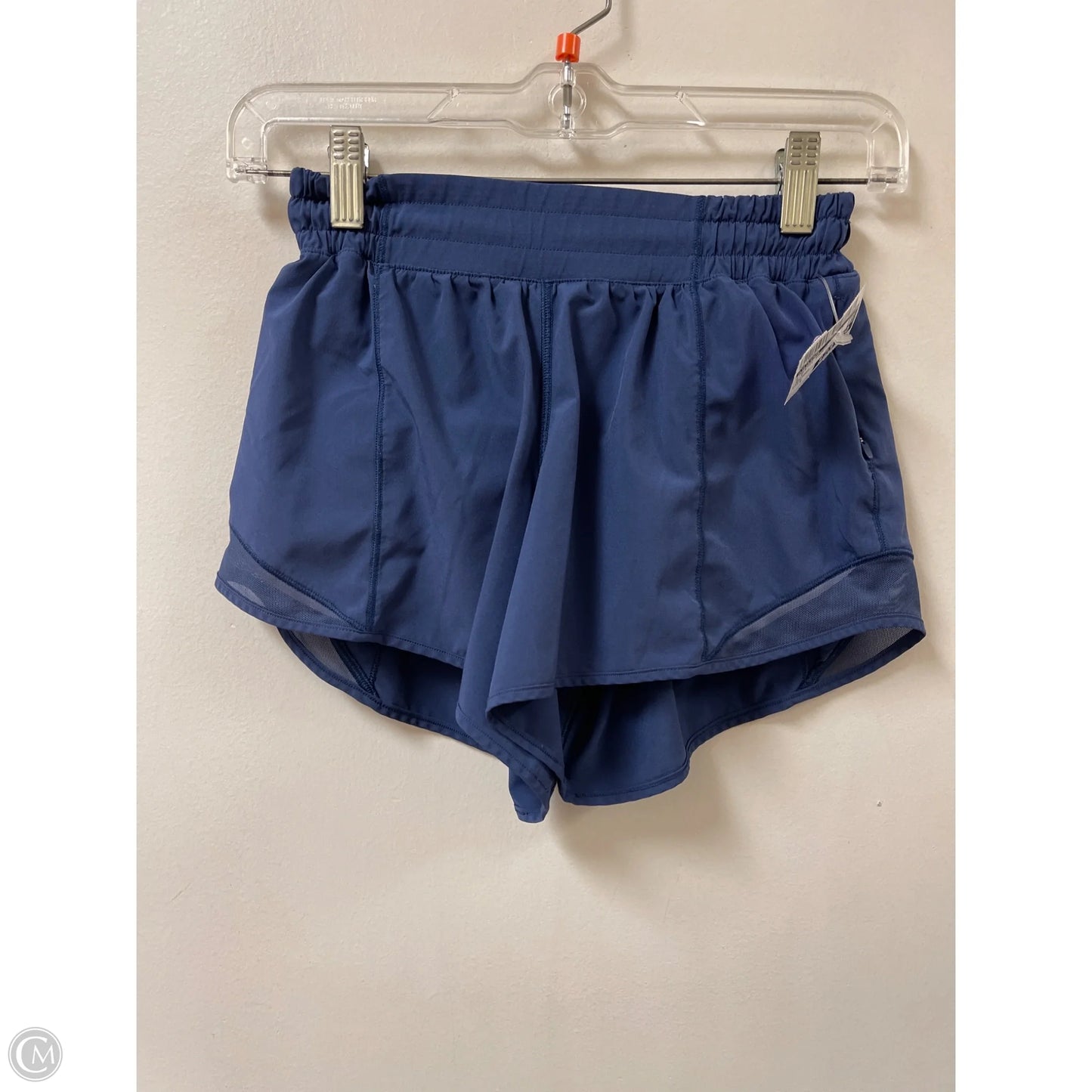 Athletic Shorts By Lululemon In Blue, Size: 4