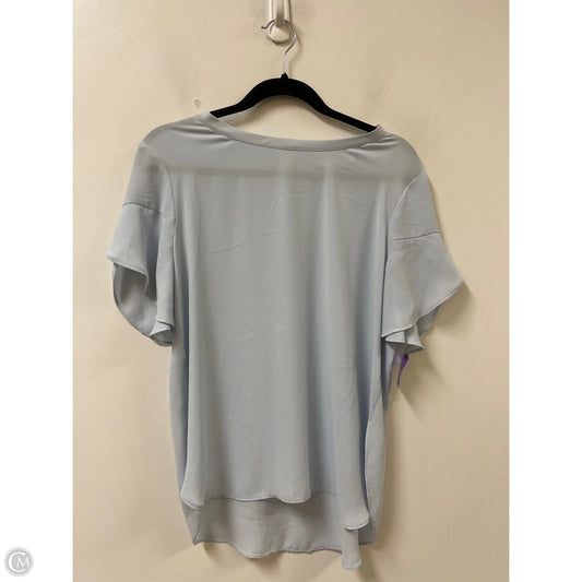 Top Short Sleeve By Loft In Blue, Size: M