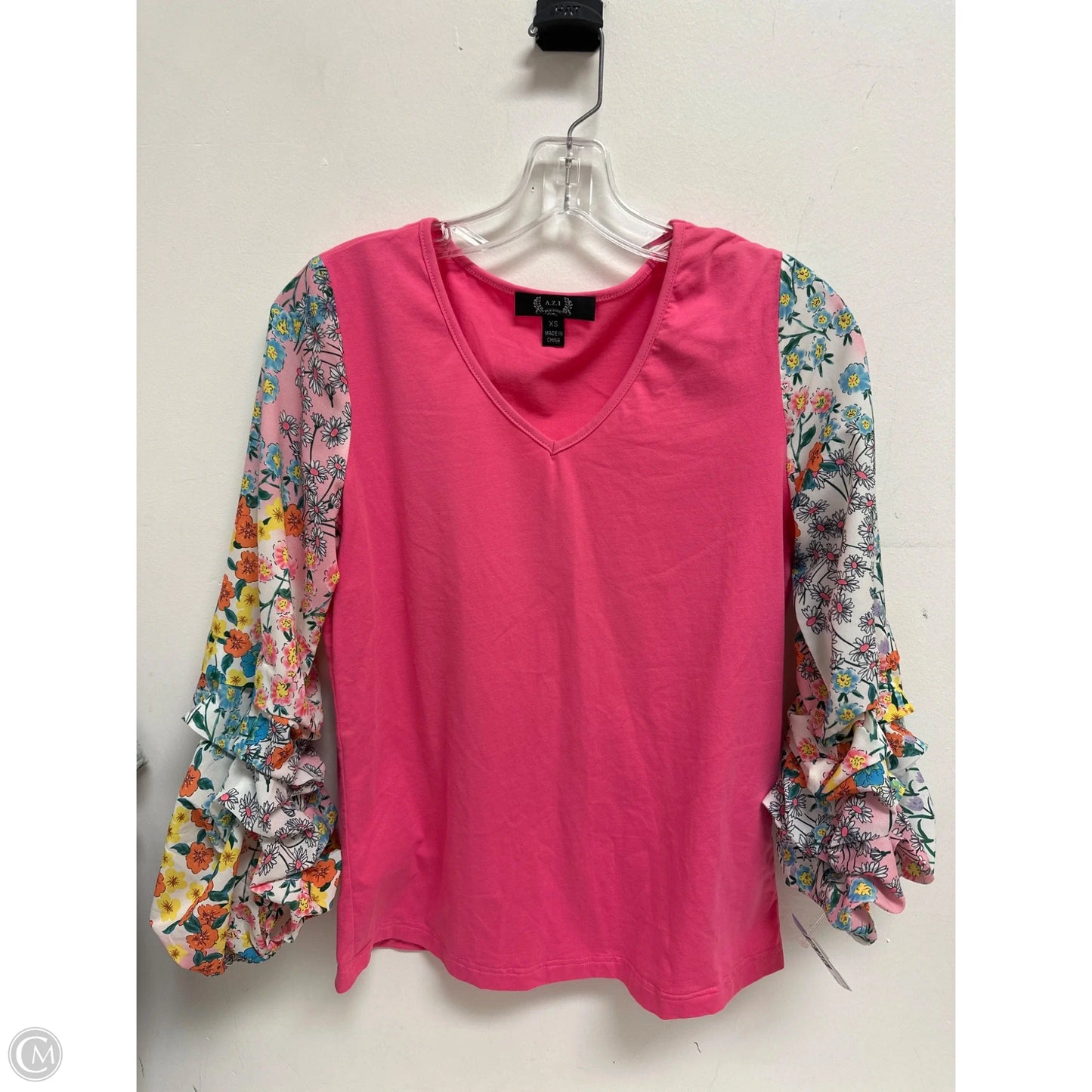 Top Long Sleeve By Clothes Mentor In Pink, Size: Xs