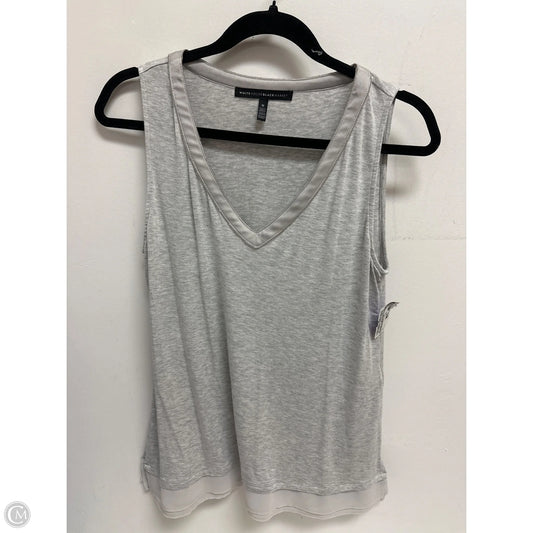 Top Sleeveless By White House Black Market In Grey, Size: M