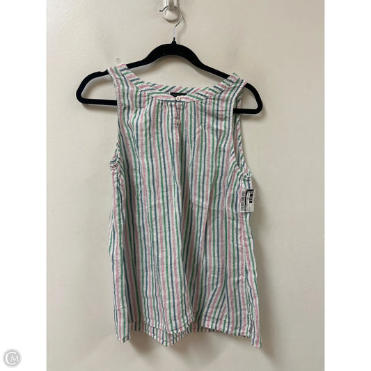 Top Sleeveless By Talbots In Blue & Pink, Size: M