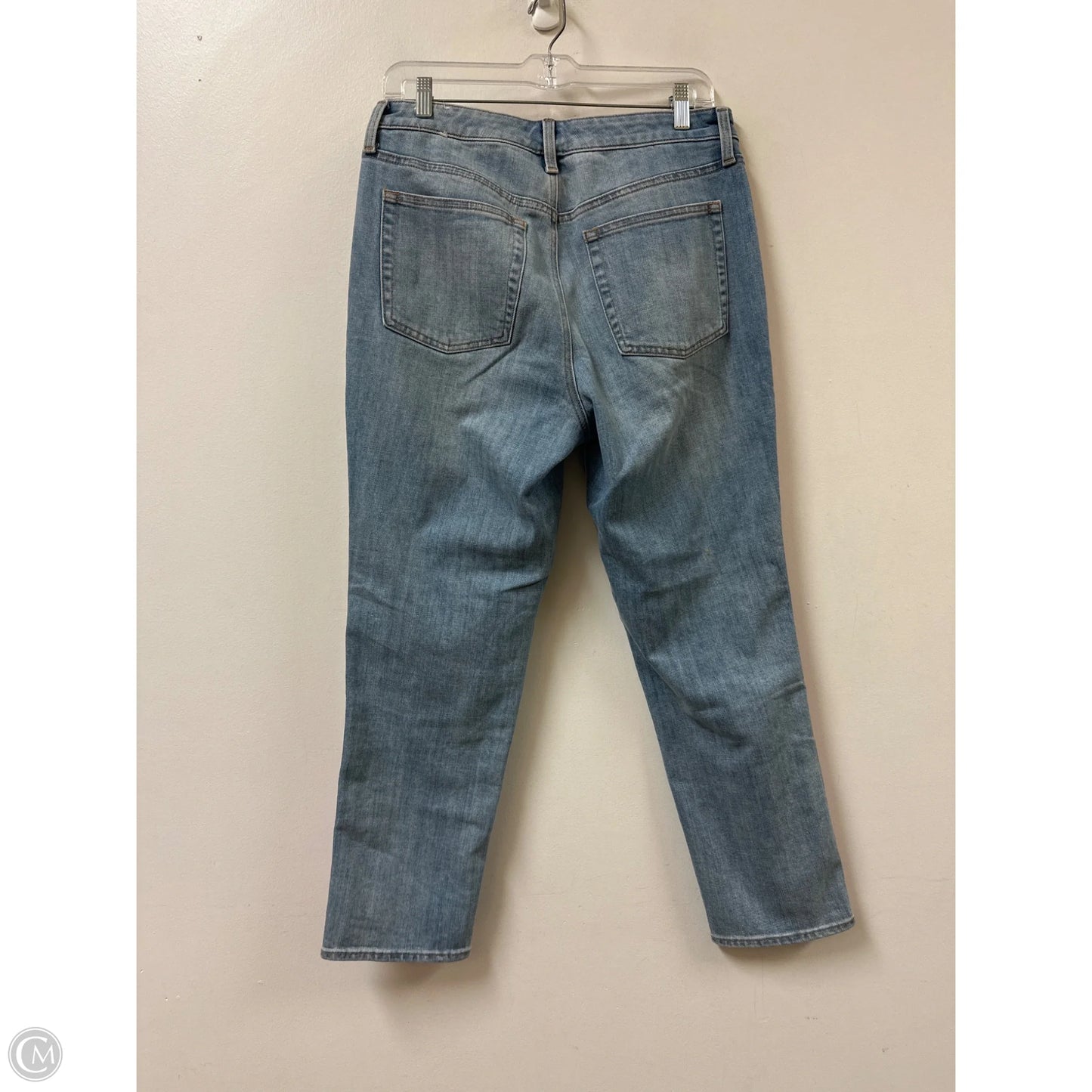 Jeans Straight By Talbots In Blue Denim, Size: 8