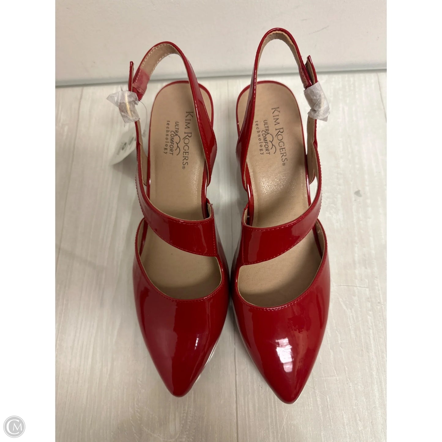 Shoes Heels Kitten By Kim Rogers In Red, Size: 9