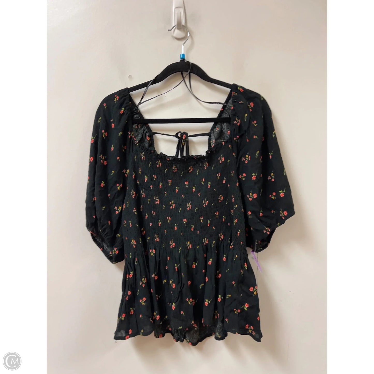 Top Short Sleeve By Forever 21 In Floral Print, Size: 3x