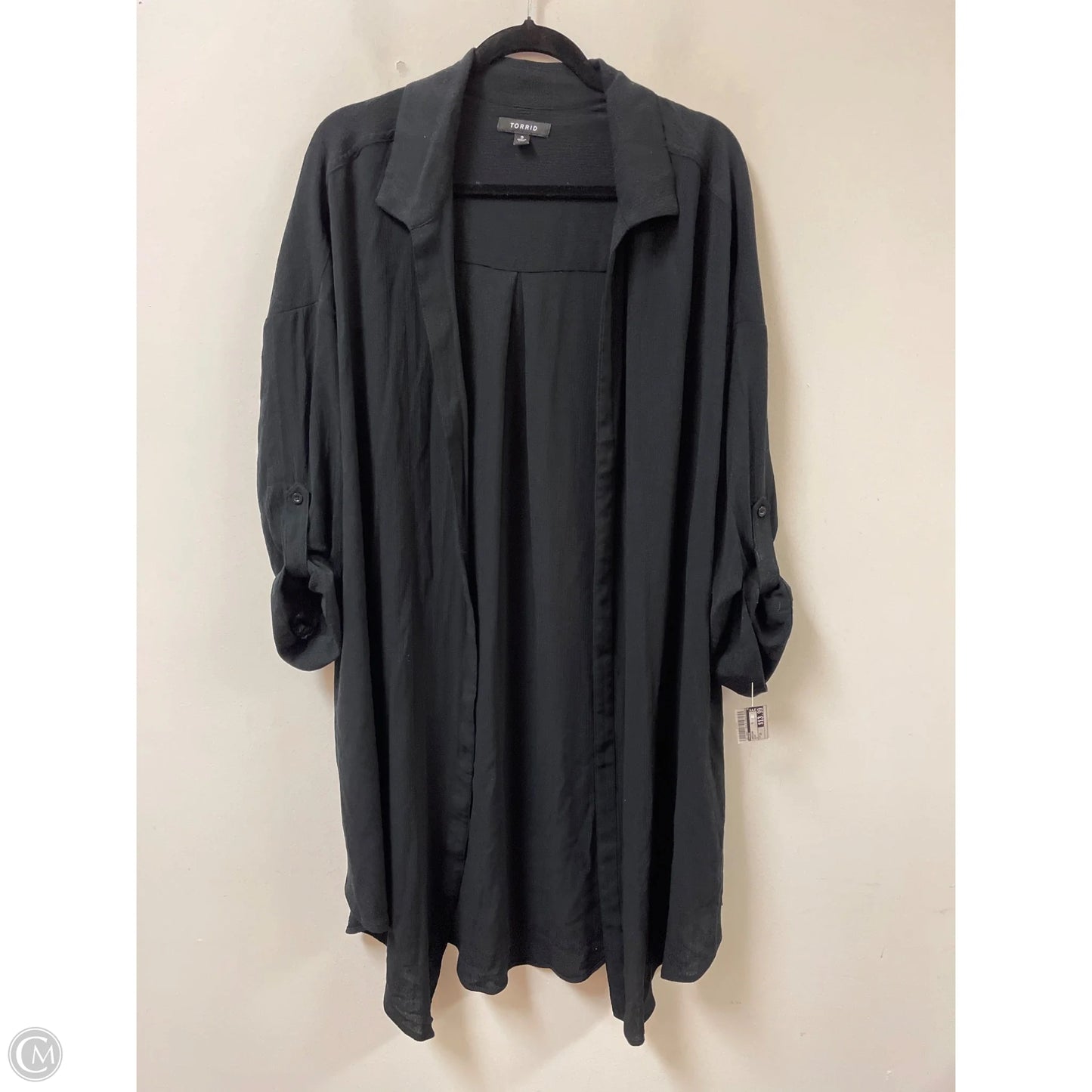 Cardigan By Torrid In Black, Size: 2x