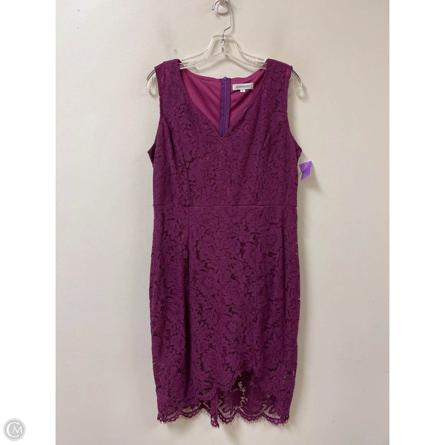 Dress Casual Midi By Clothes Mentor In Purple, Size: Xl