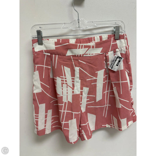 Shorts By Clothes Mentor In Pink & White, Size: 8