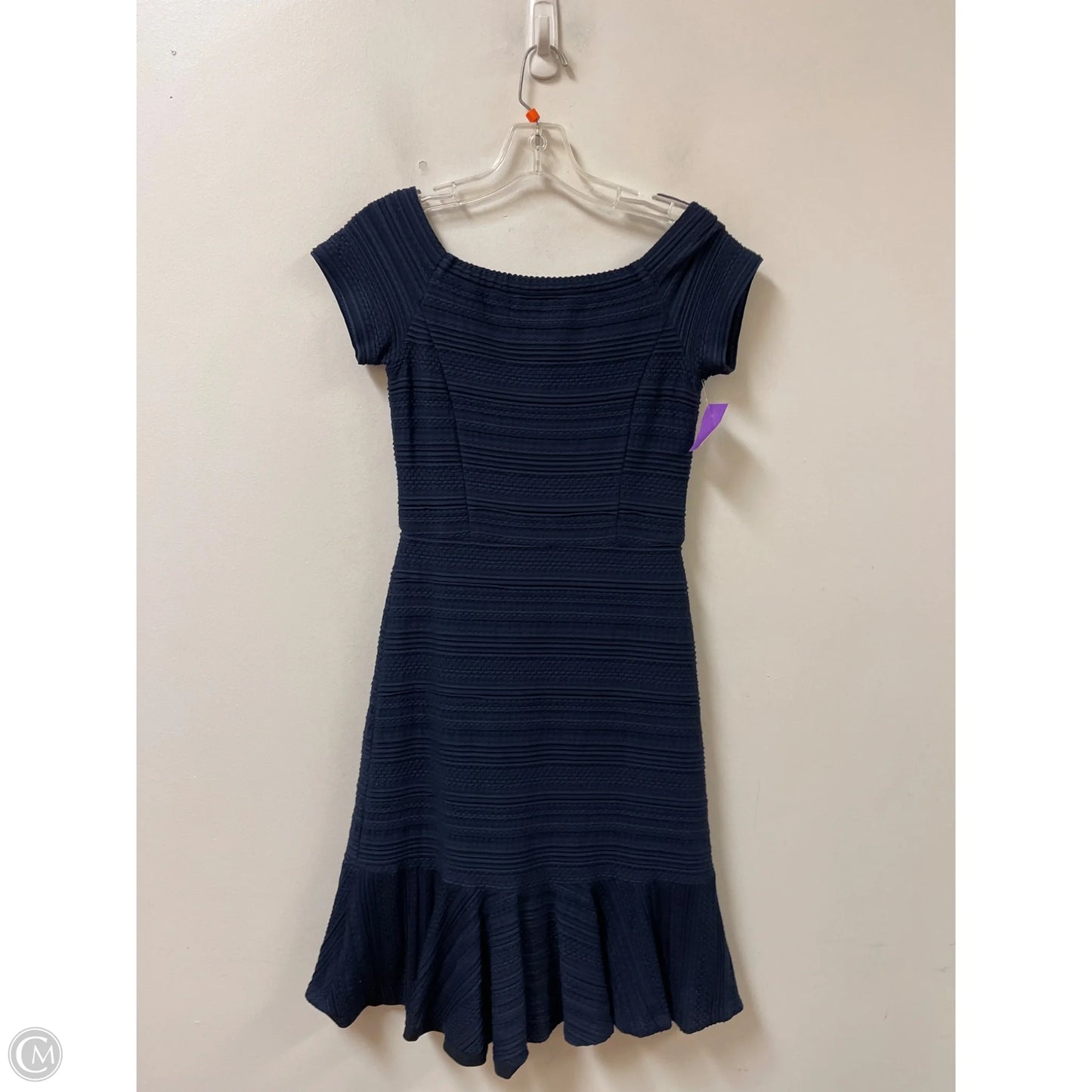 Dress Casual Midi By Rebecca Taylor In Navy, Size: S