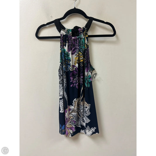 Top Sleeveless By Tahari In Multi-colored, Size: M