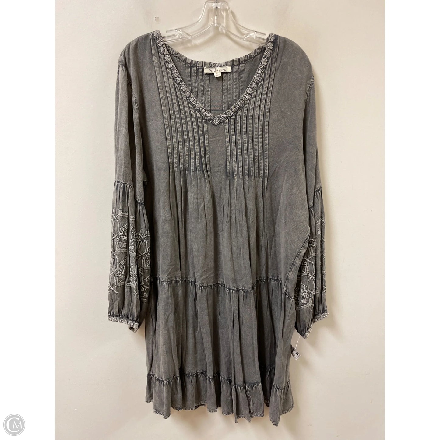 Dress Casual Short By Solitaire In Grey, Size: Xl