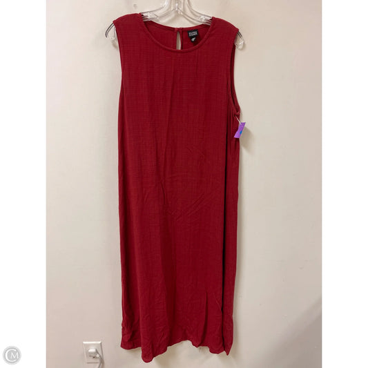 Dress Casual Maxi By Eileen Fisher In Red, Size: Xl