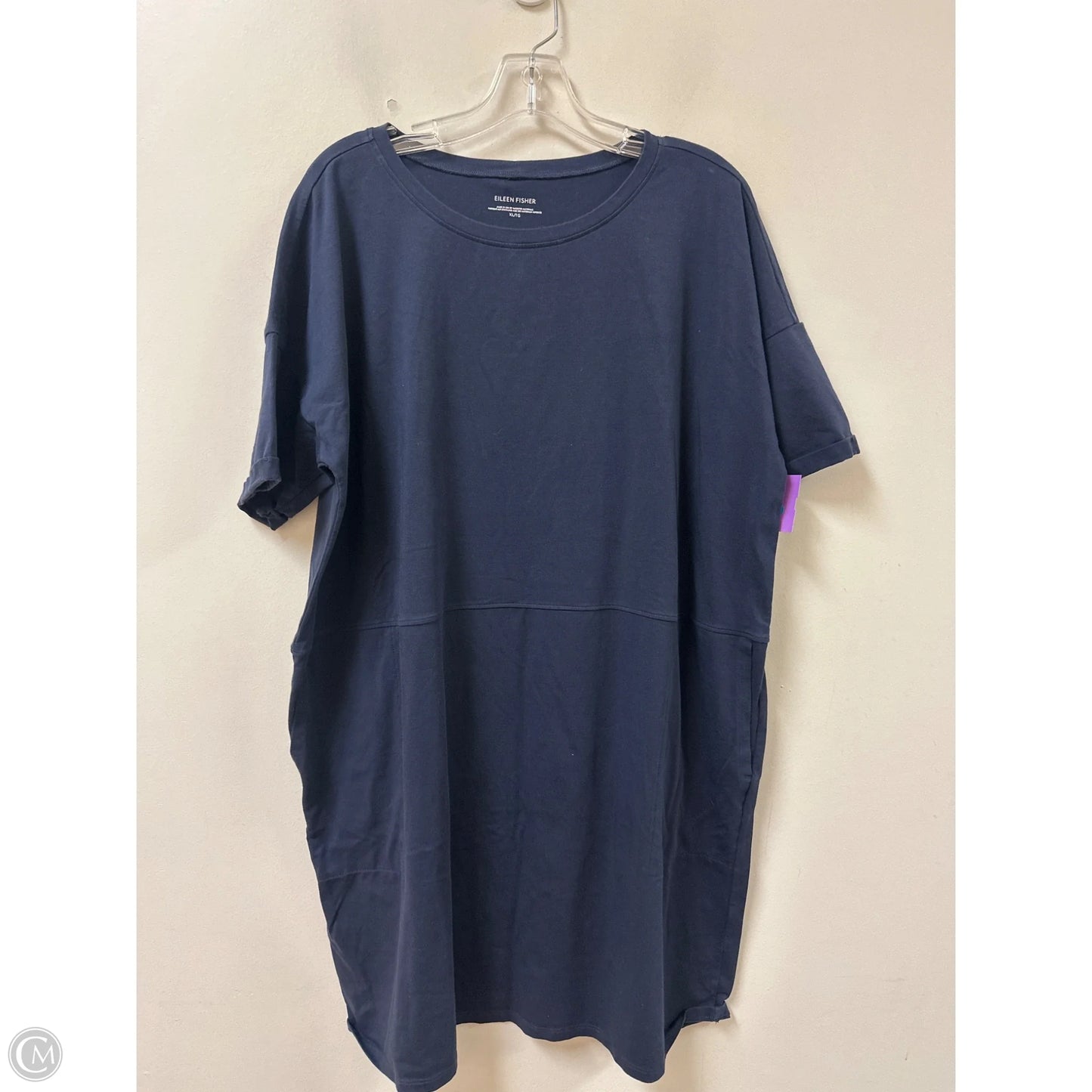 Dress Casual Short By Eileen Fisher In Navy, Size: Xl