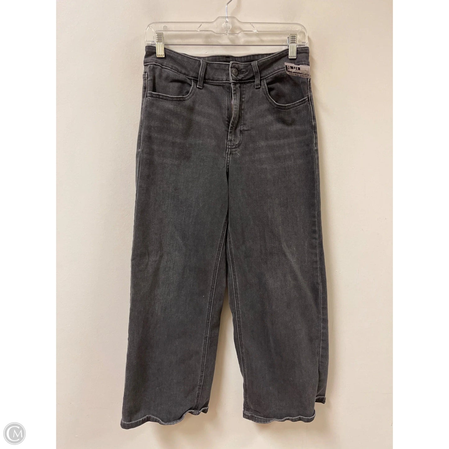 Jeans Wide Leg By Old Navy In Grey Denim, Size: 8