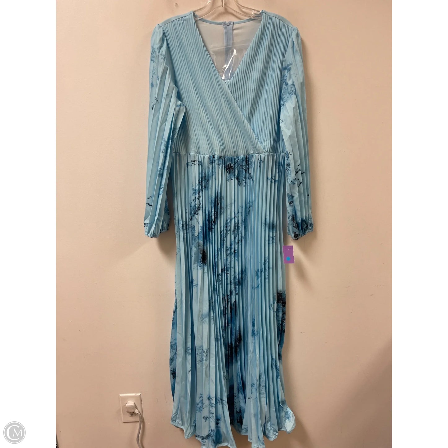 Dress Casual Maxi By Clothes Mentor In Blue, Size: L