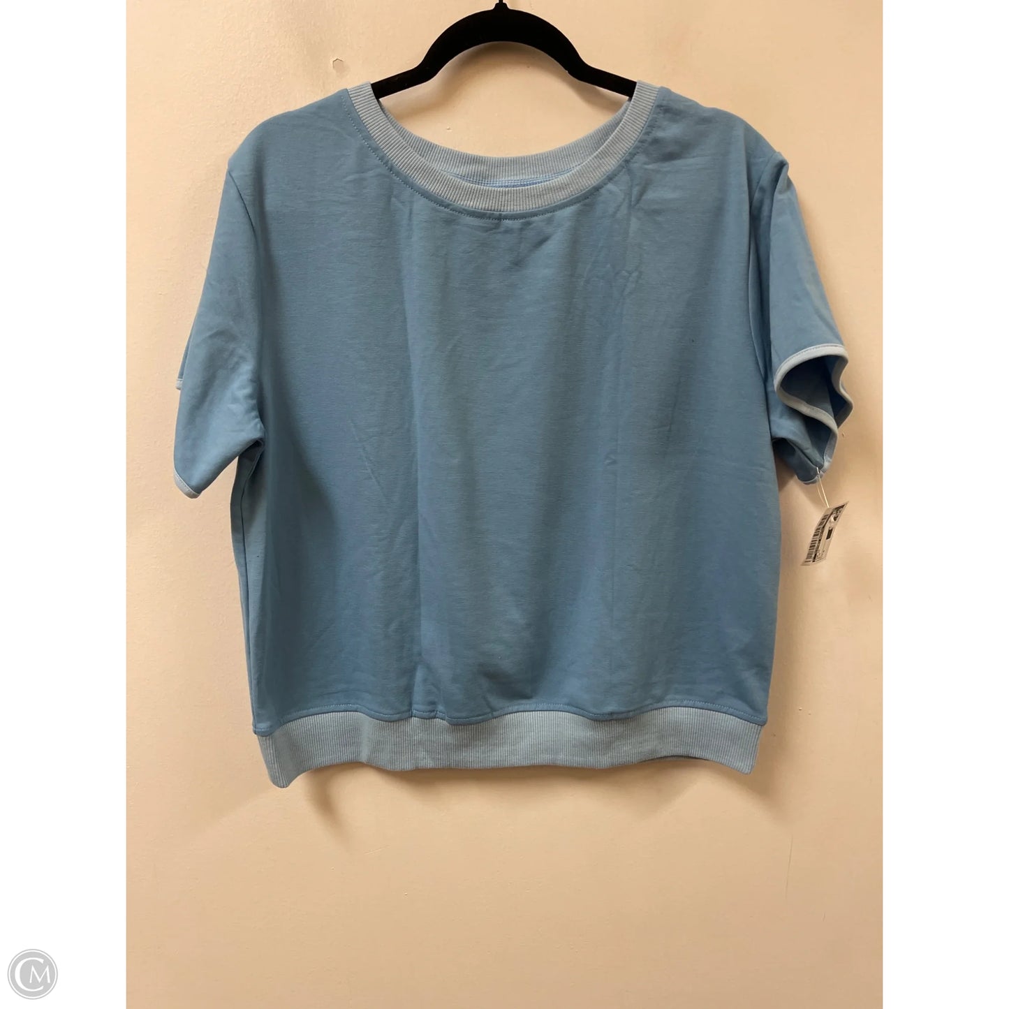 Top Short Sleeve By Clothes Mentor In Blue, Size: M