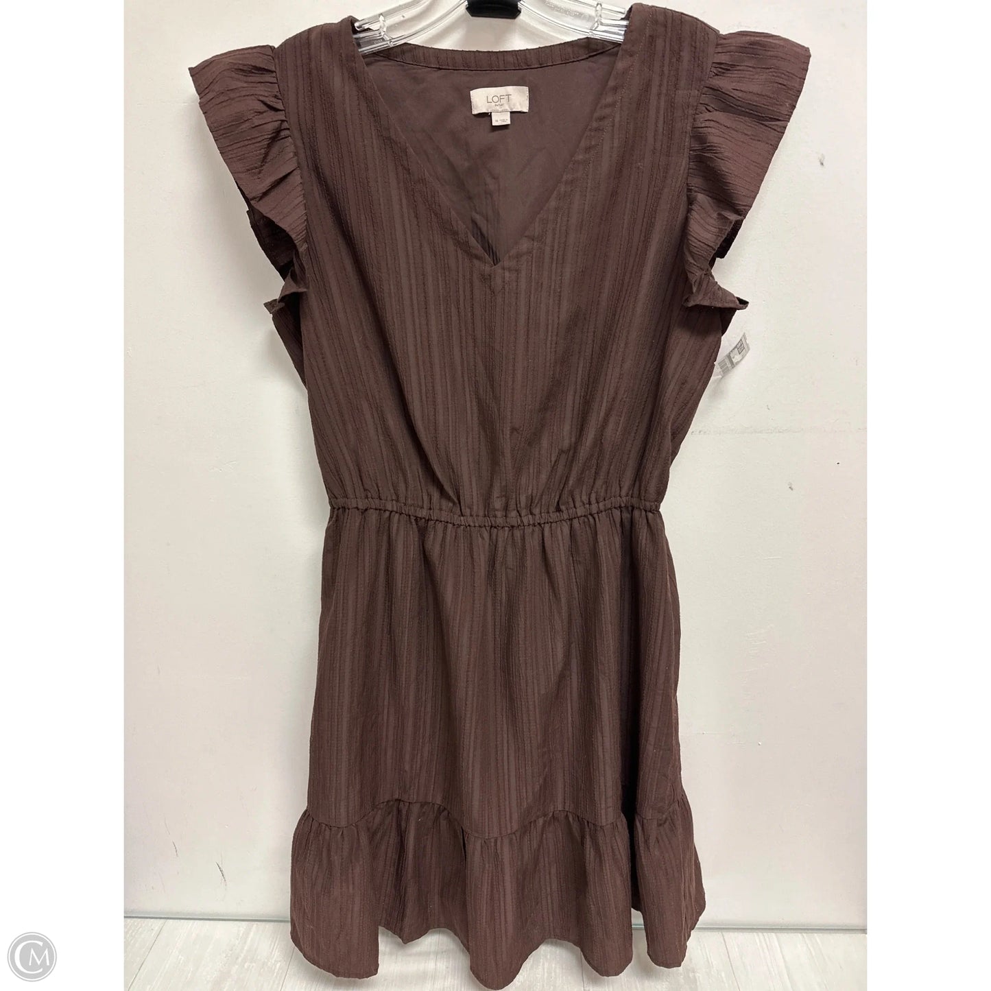 Dress Casual Short By Loft In Brown, Size: M