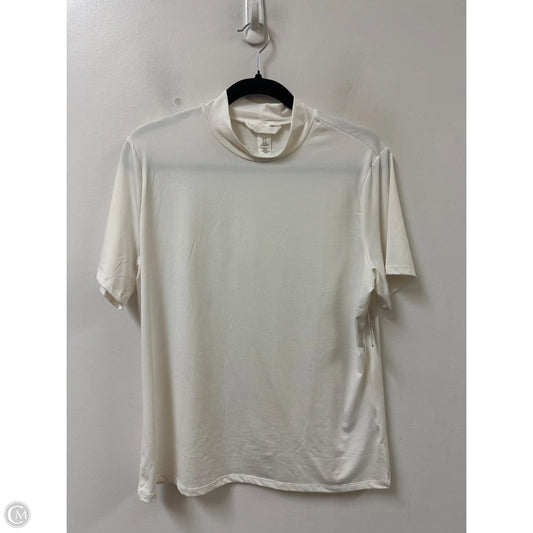 Top Short Sleeve By H&m In White, Size: Xl