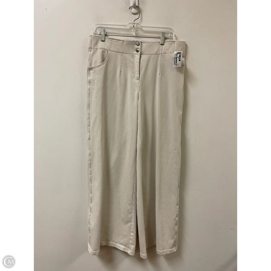 Pants Wide Leg By Chicos In Cream, Size: 12