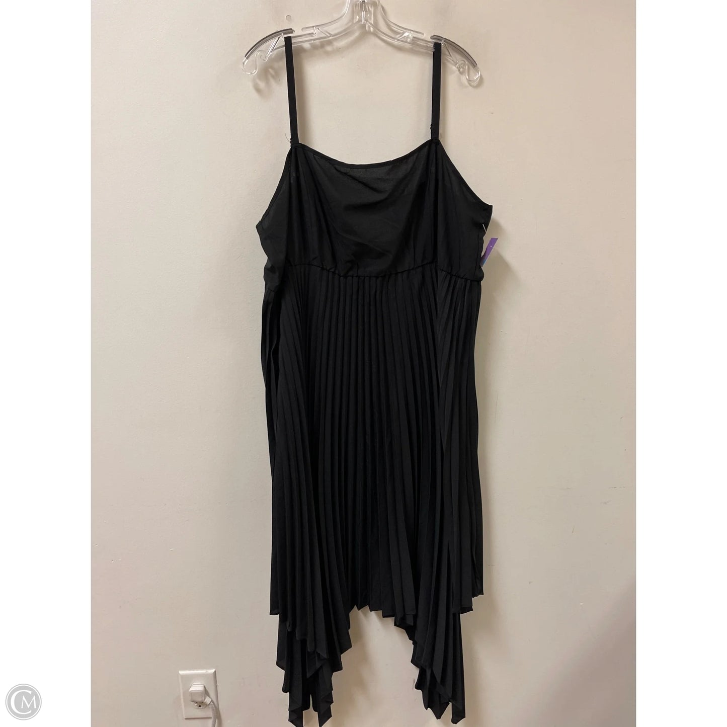 Dress Casual Midi By Clothes Mentor In Black, Size: 3x