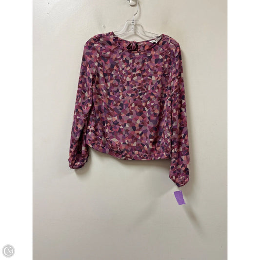 Top Long Sleeve By Cabi In Purple, Size: Xs