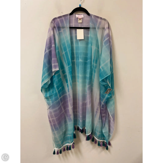 Kimono By Jess Lea In Blue & Purple, Size: Osfm