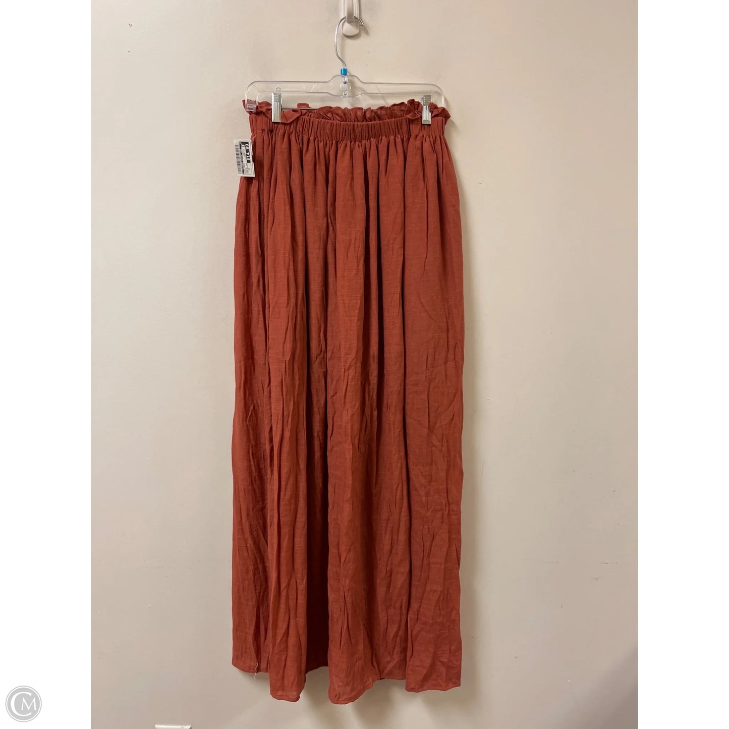 Skirt Maxi By Clothes Mentor In Orange, Size: 16