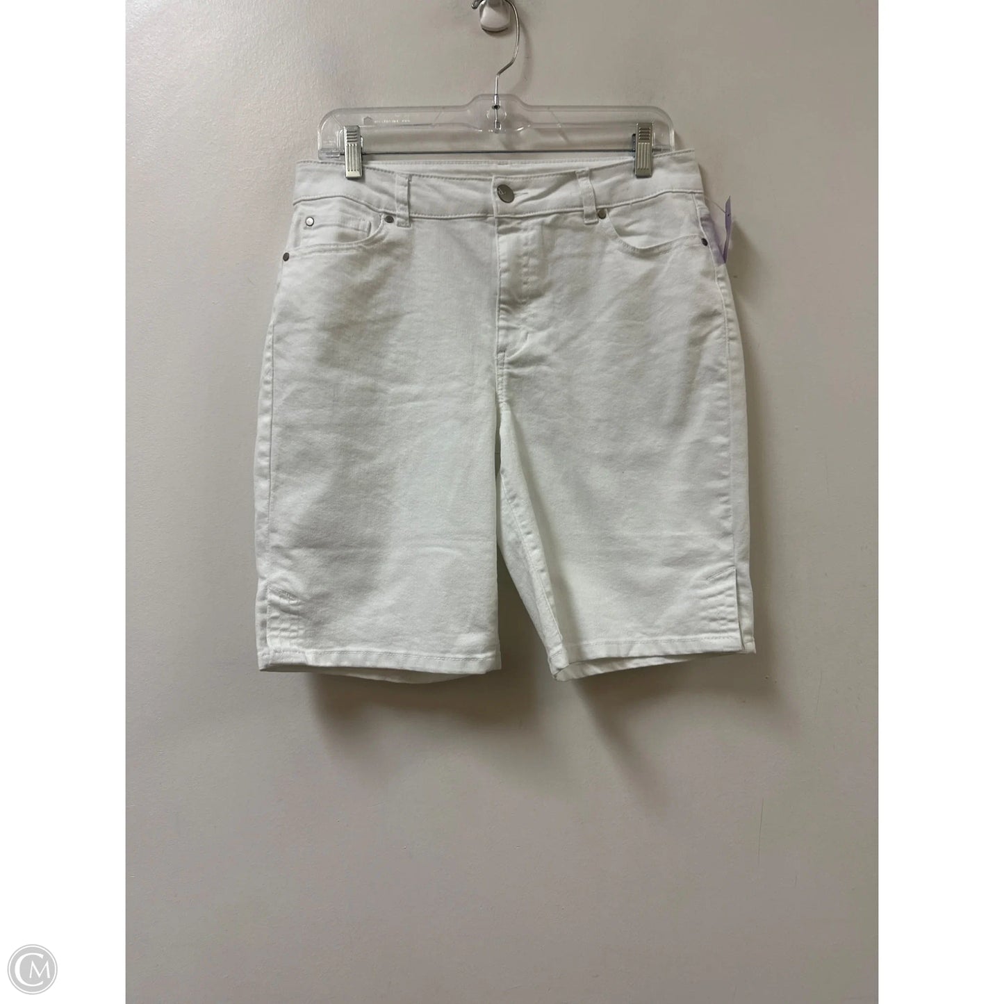 Shorts By D Jeans In White Denim, Size: 10