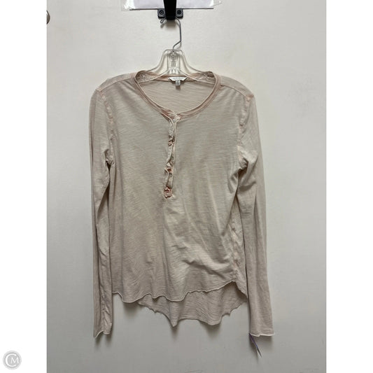 Top Long Sleeve By Lucky Brand In Cream, Size: S
