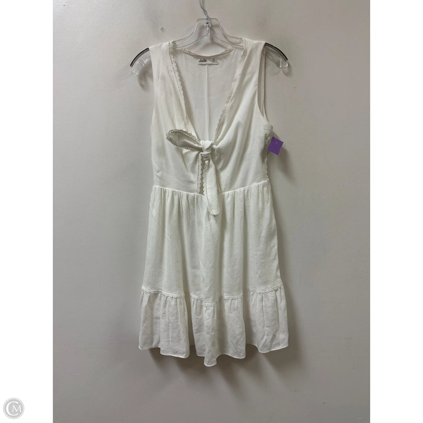 Dress Casual Short By Elodie In White, Size: M
