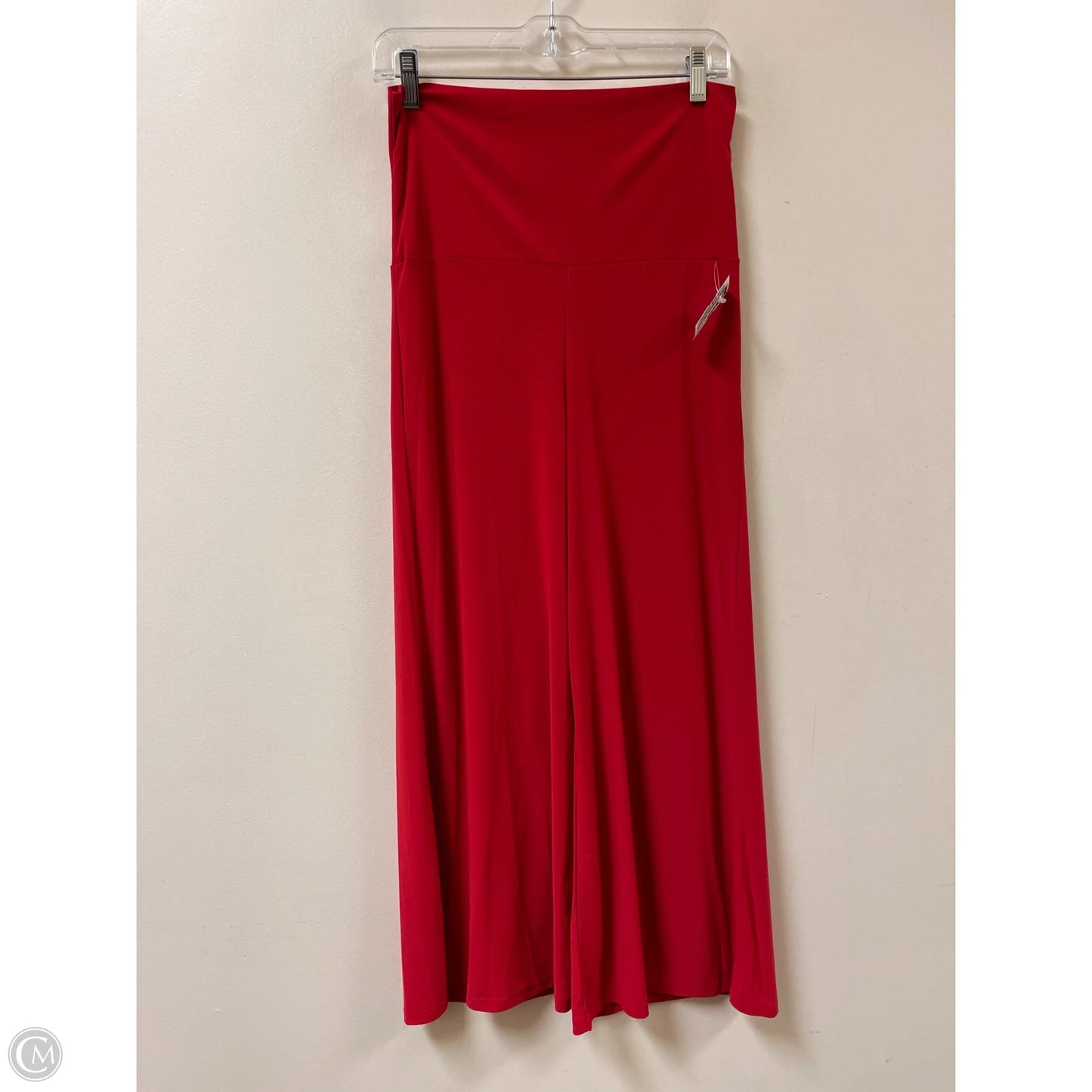 Pants Wide Leg By Zigzag Stripe In Red, Size: 8
