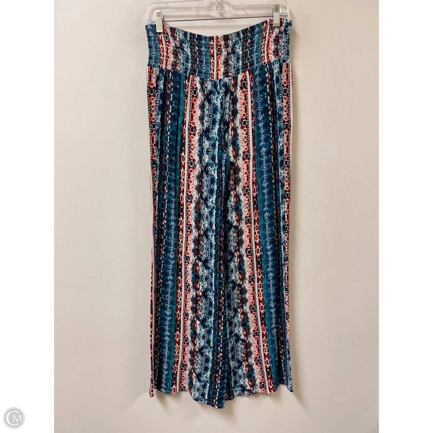 Pants Wide Leg By C Wonder In Blue & Orange, Size: 4