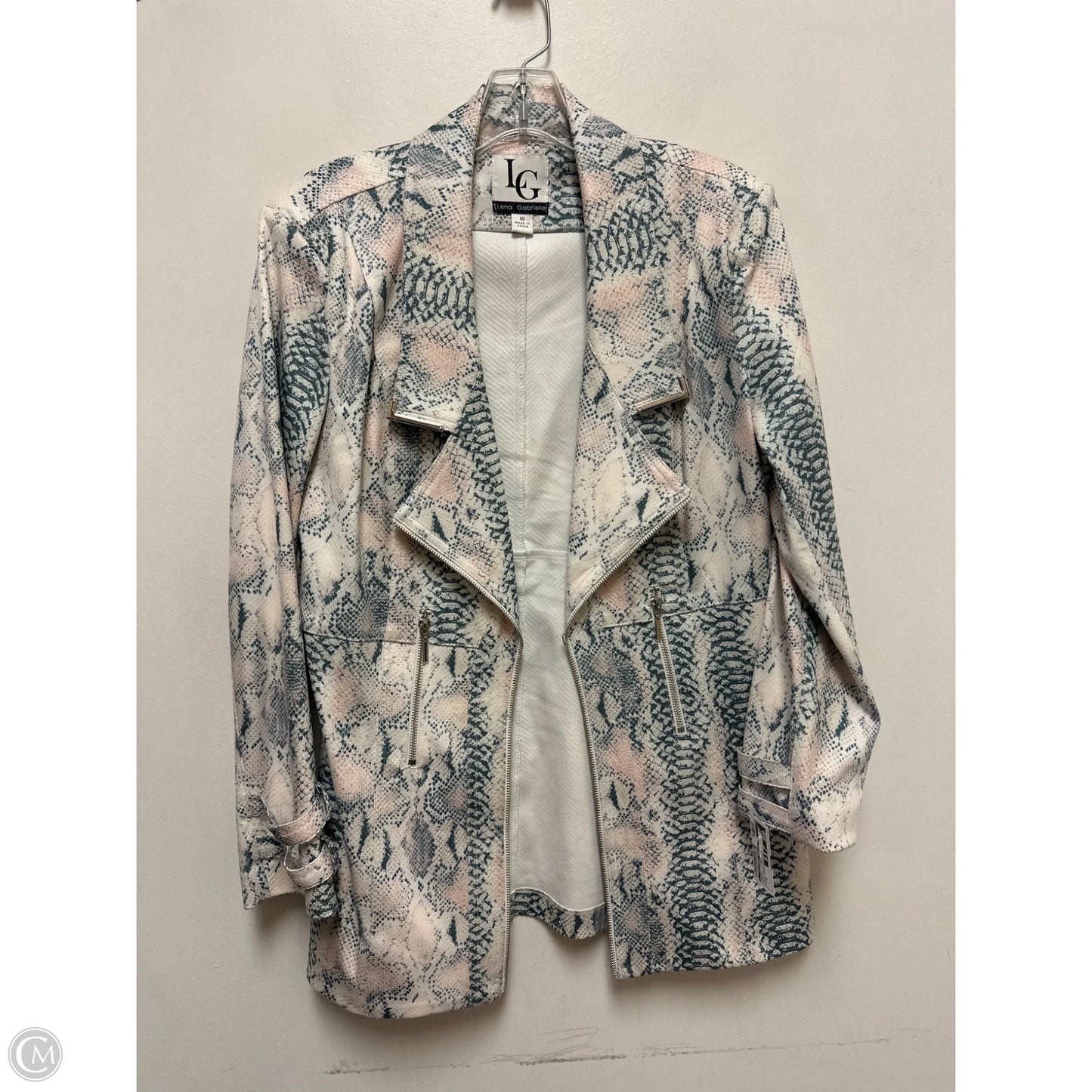Jacket Other By Clothes Mentor In Snakeskin Print, Size: M