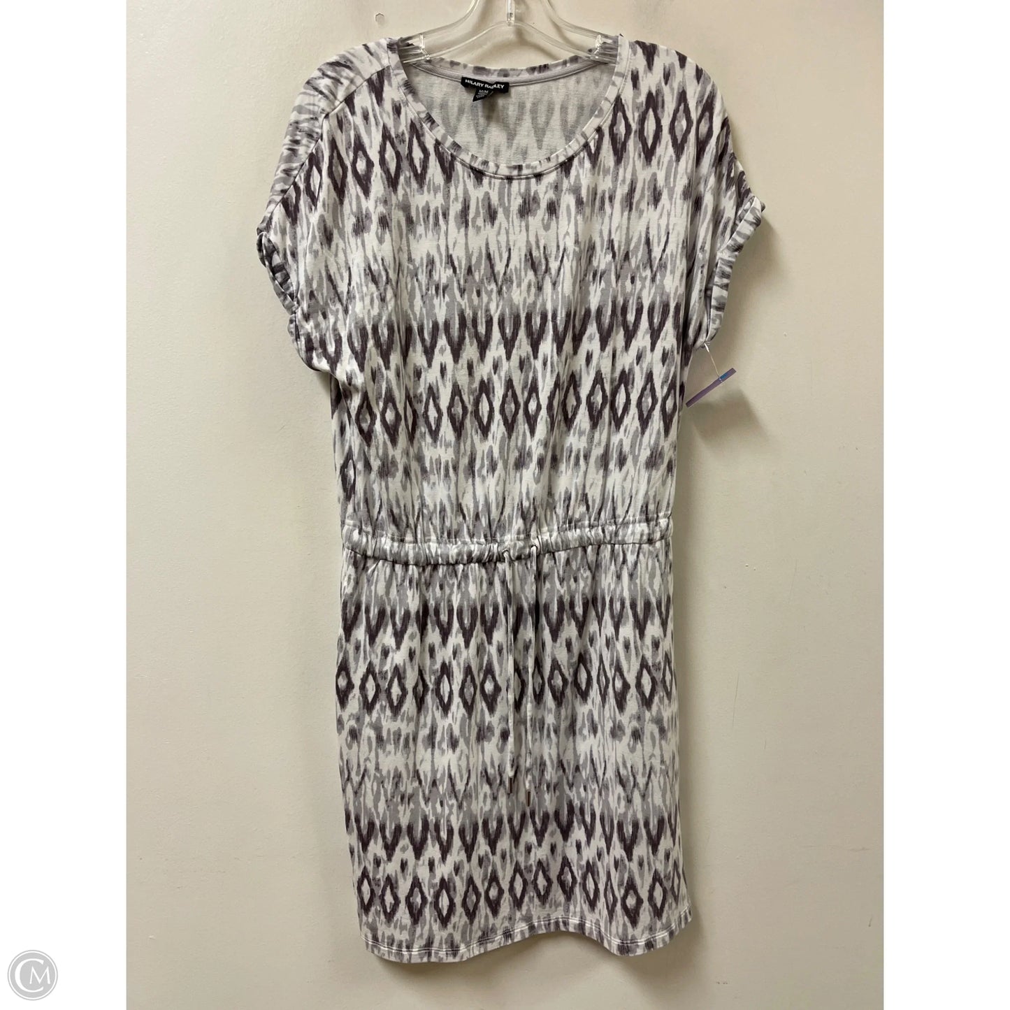 Dress Casual Short By Hilary Radley In Grey & White, Size: M