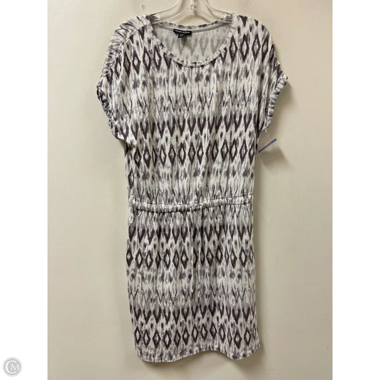 Dress Casual Short By Hilary Radley In Grey & White, Size: M