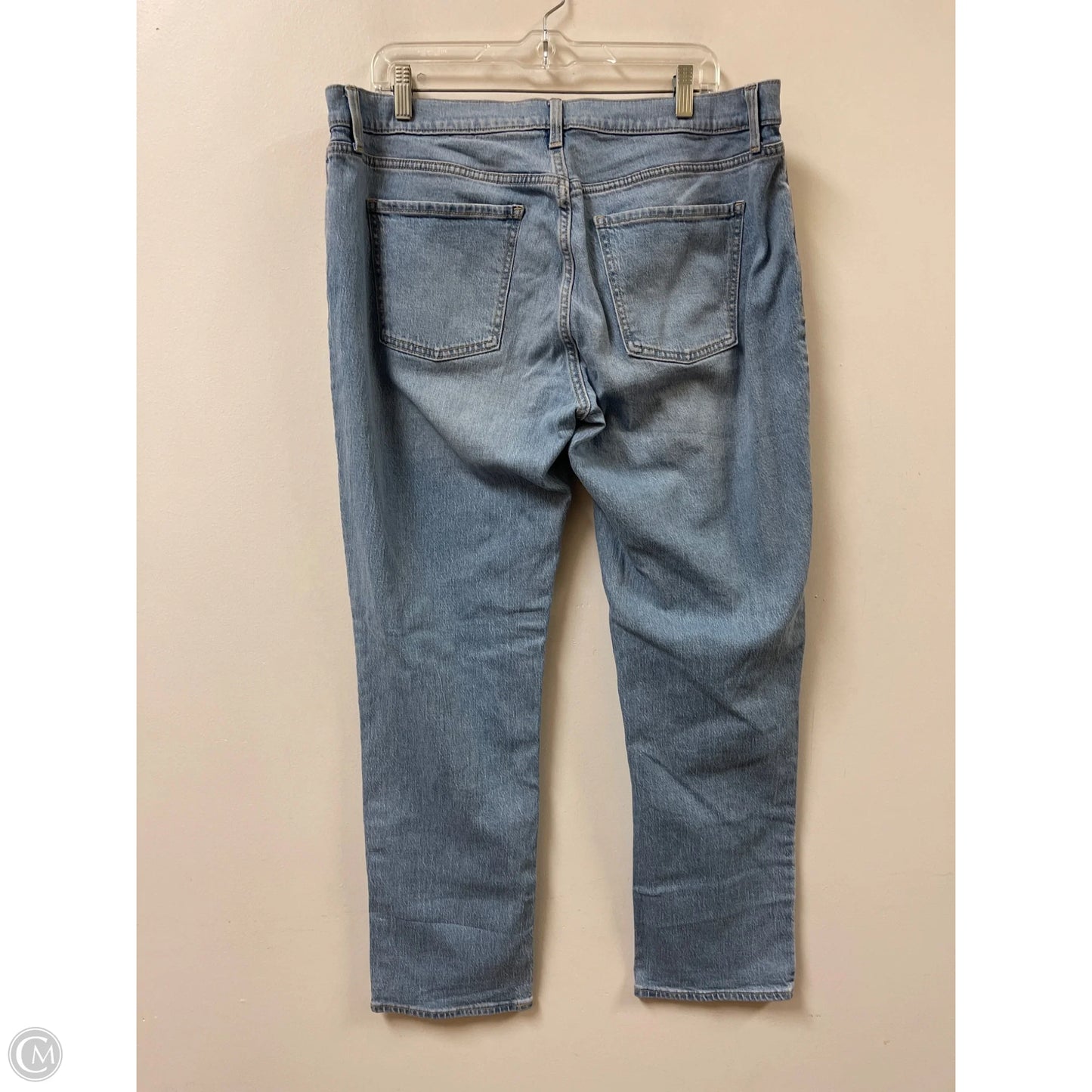 Jeans Straight By Old Navy In Blue Denim, Size: 14