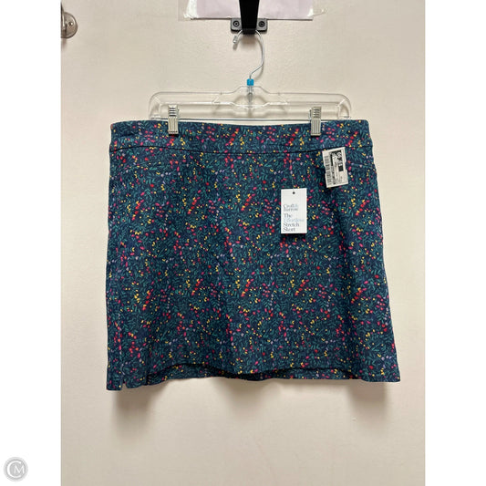 Skort By Croft And Barrow In Floral Print, Size: 14