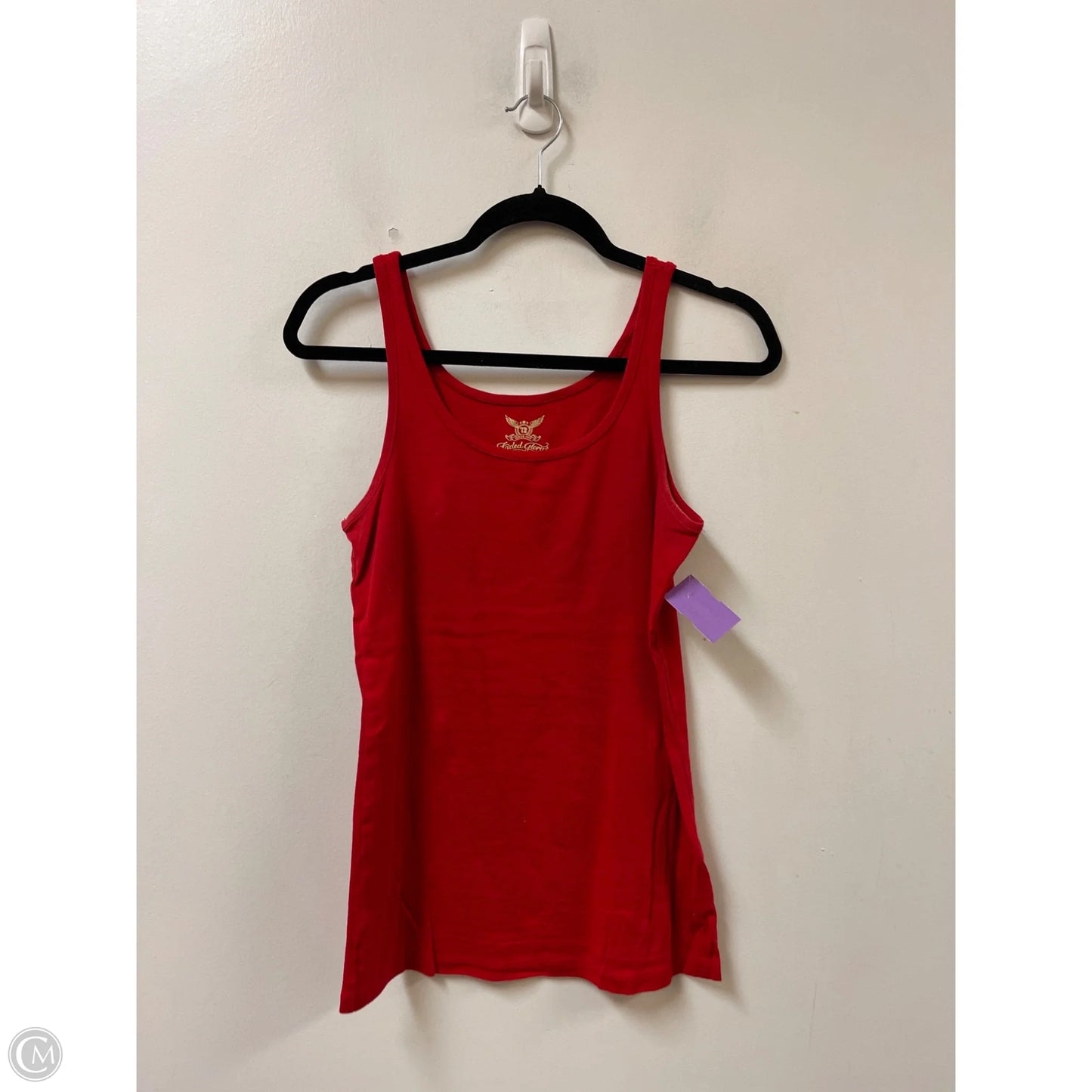 Tank Top By Faded Glory In Red, Size: M