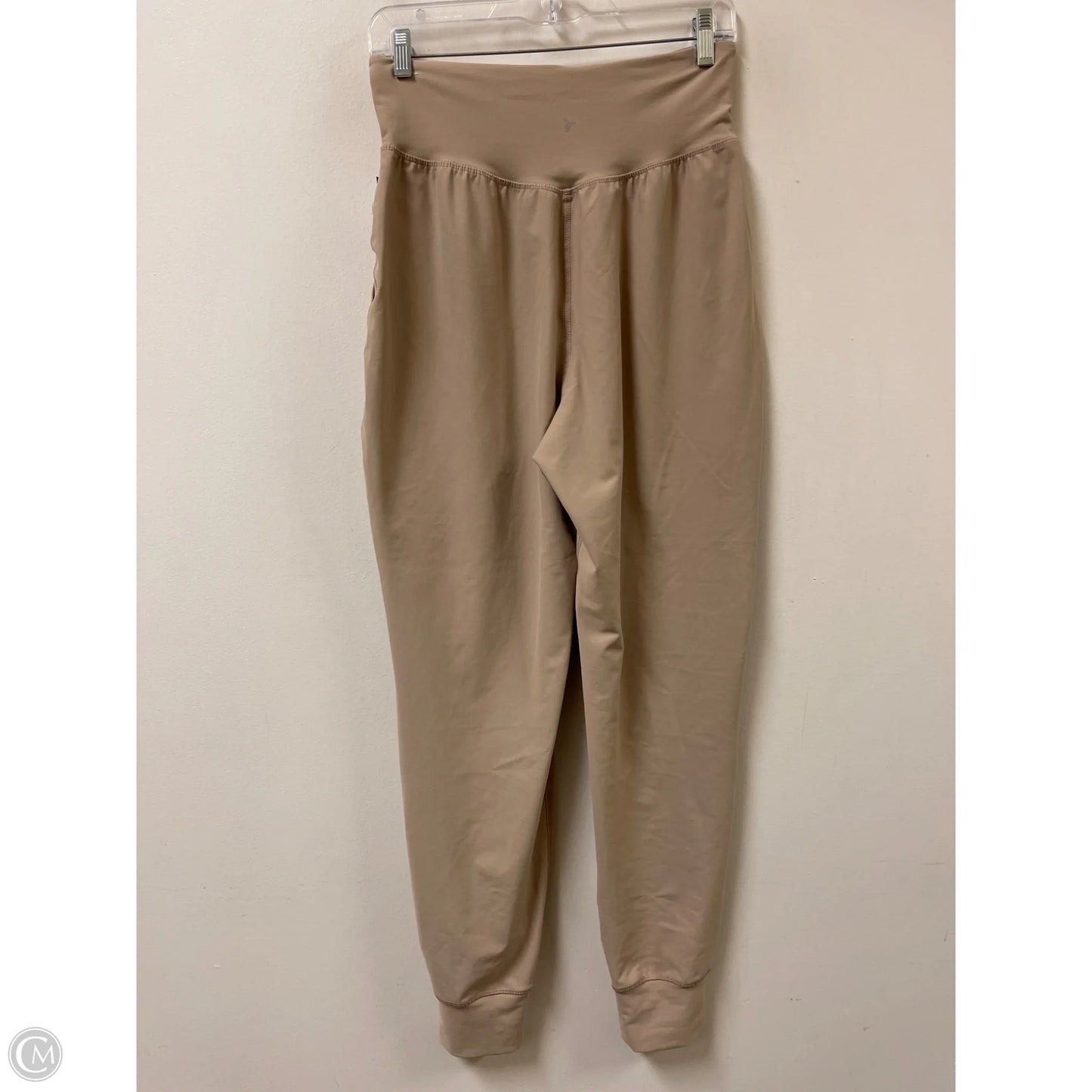 Athletic Leggings By Old Navy In Cream, Size: M