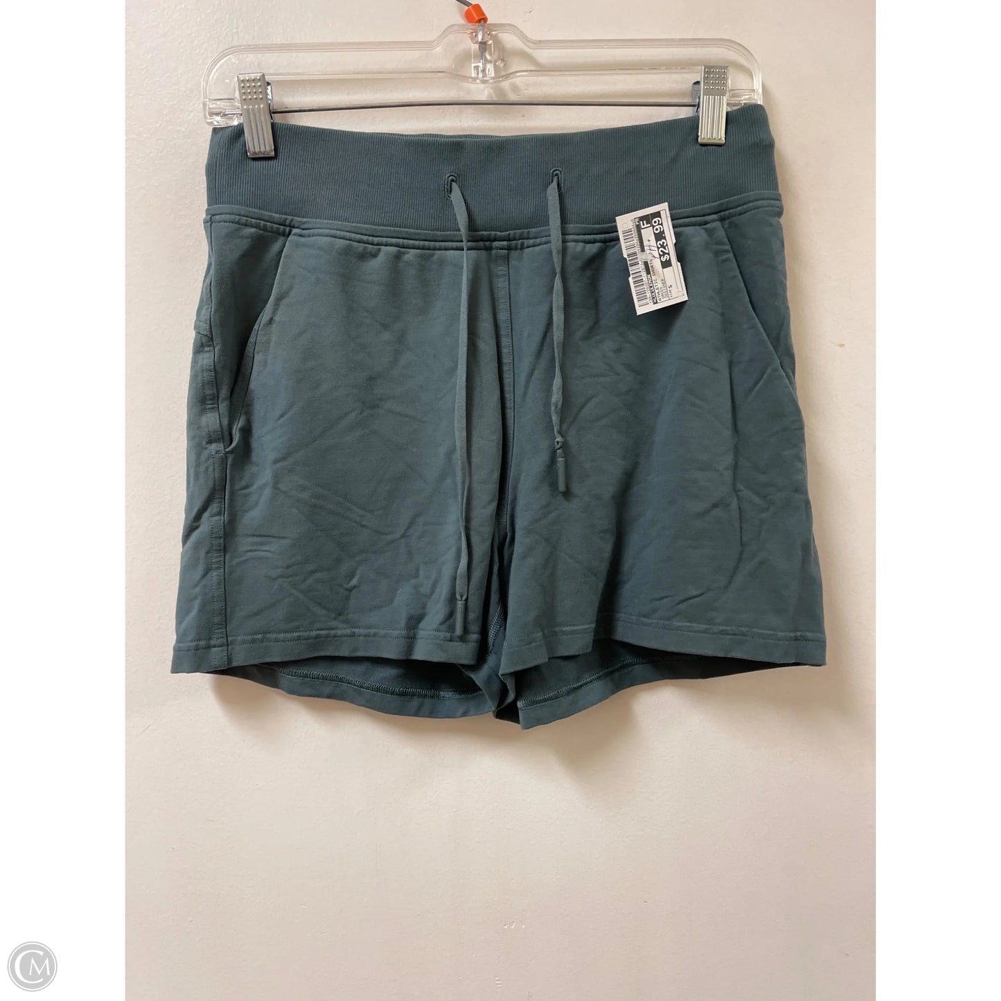 Athletic Shorts By Lululemon In Green, Size: S