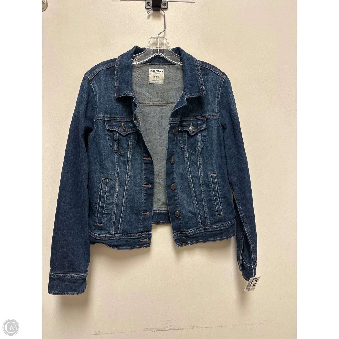 Jacket Denim By Old Navy In Blue Denim, Size: M