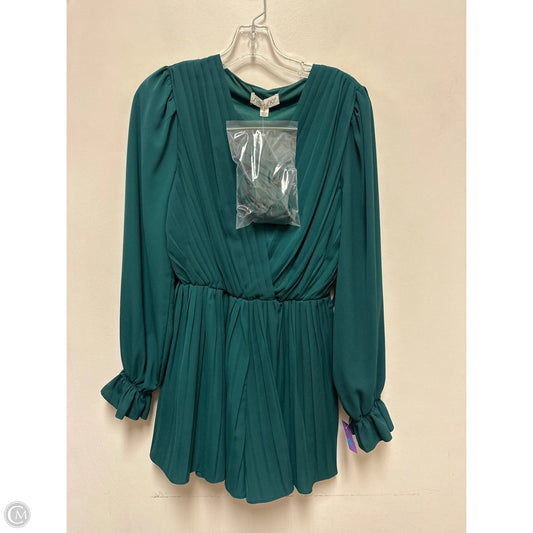 Romper By She + Sky In Green, Size: S