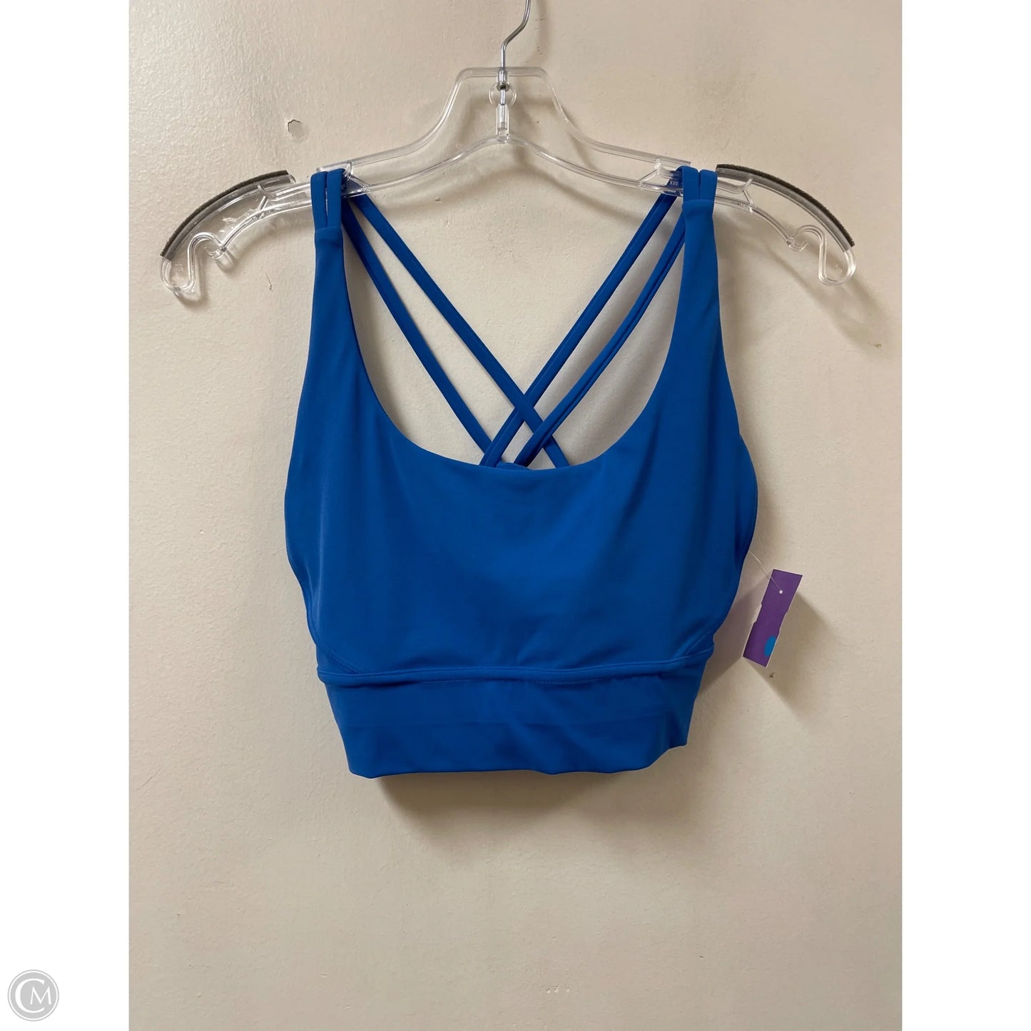 Athletic Bra By Clothes Mentor In Blue, Size: M