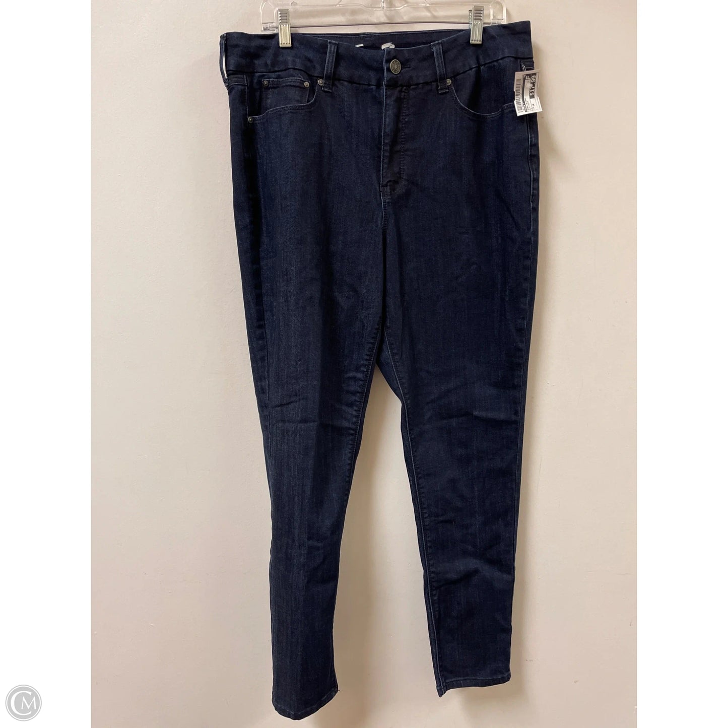 Jeans Skinny By Seven 7 In Blue Denim, Size: 16