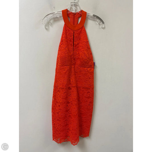 Dress Casual Short By Nicole By Nicole Miller In Orange, Size: S