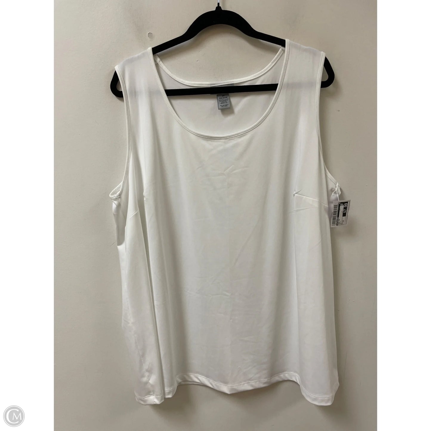 Tank Top By Catherines In White, Size: 2x