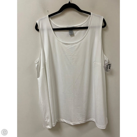 Tank Top By Catherines In White, Size: 2x
