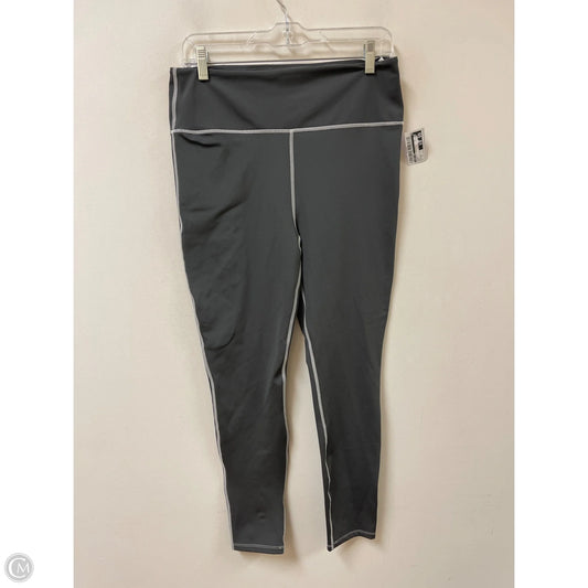 Athletic Leggings By Just Fab In Grey, Size: Xl
