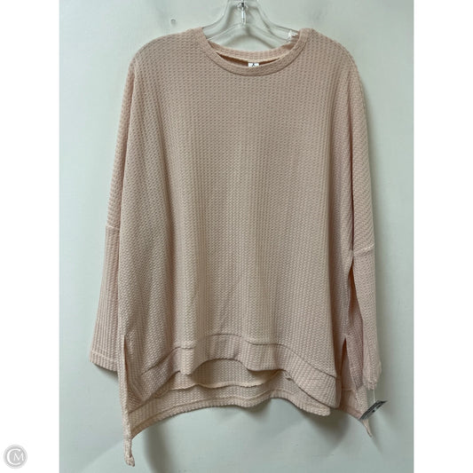 Top Long Sleeve By Anrabess In Pink, Size: L
