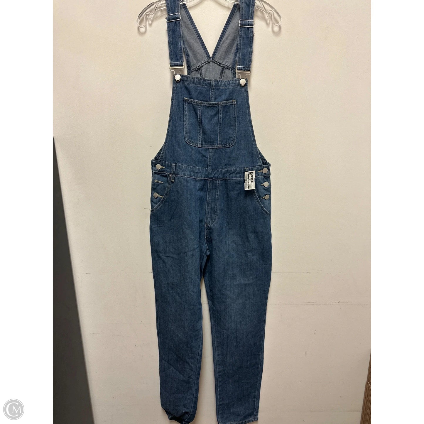 Overalls By Clothes Mentor In Blue Denim, Size: M